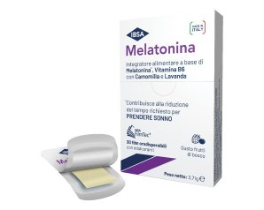 IBSA Melatonina Integratore Alimentare Sonno e Rilassamento, 30 film orali