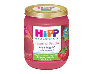 Hipp Tesori di Frutta - Omogeneizzato Mela Fragola e Lampone dal 5°  mese 160g