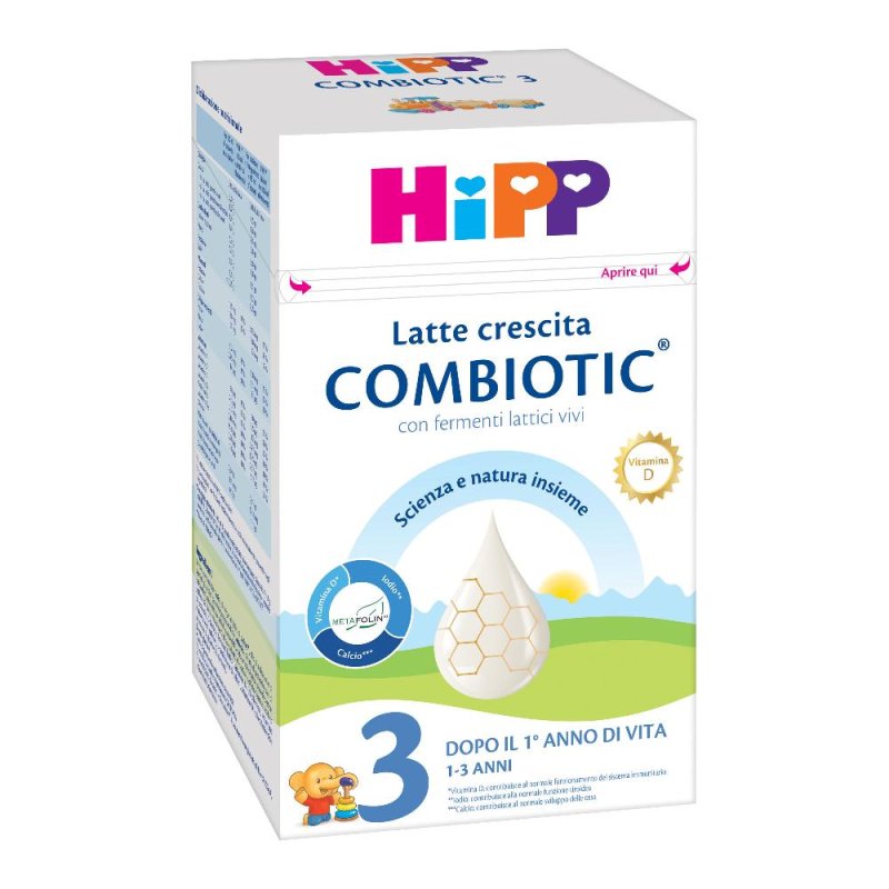 HiPP Combiotic 3 Latte di Crescita in Polvere dopo il 1 anno 600g HiPP Combiotic 3 Latte di Crescita in Polvere dopo il 1 anno 600g