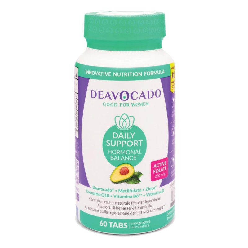 Deavocado Daily Support Integratore per la Fertilità Femminile 60 Compresse Deavocado Daily Support Integratore per la Fertilità Femminile 60 Compresse