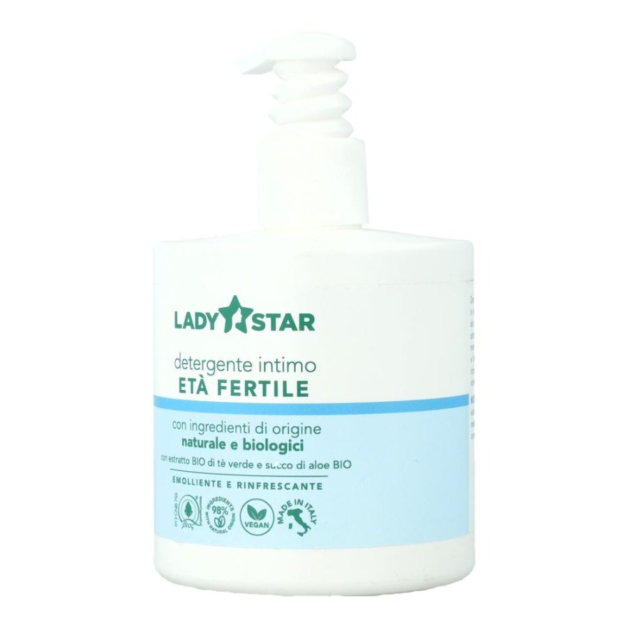 Ladystar detergente intimo donna fertile - detergente intimo delicato per eta fertile Ladystar detergente intimo donna fertile - detergente intimo delicato per eta fertile