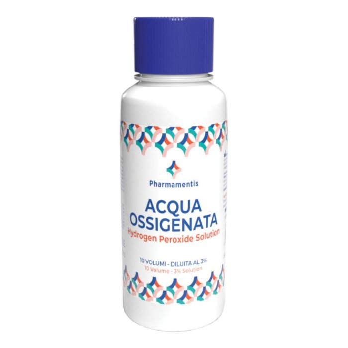 Pharmamentis acqua ossigenata 250 ml - soluzione di perossido di idrogeno 10 volumi Pharmamentis acqua ossigenata 250 ml - soluzione di perossido di idrogeno 10 volumi