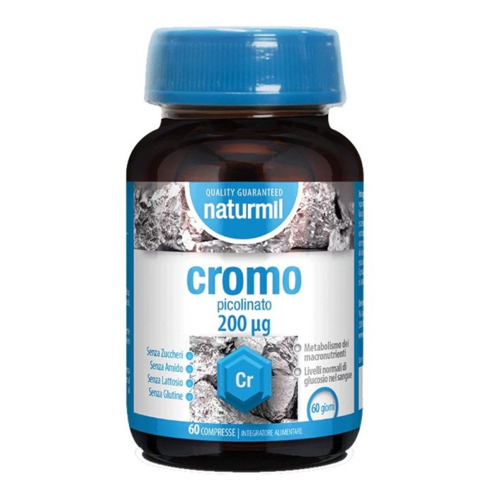 Cromo Picolinato 60 compresse - integratore di cromo per metabolismo degli zuccheri Cromo Picolinato 60 compresse - integratore di cromo per metabolismo degli zuccheri