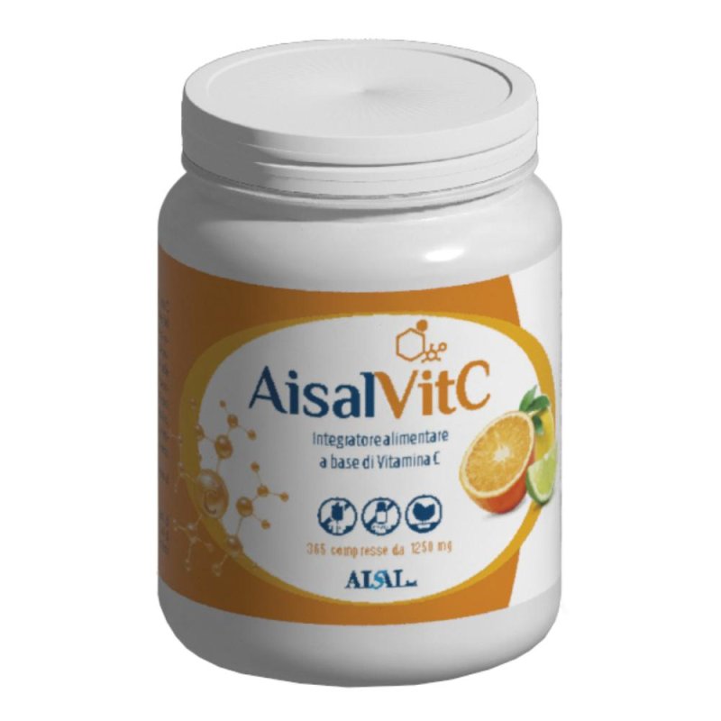 Aisalvit C 365 Compresse Integratore Vitamina C ad Alto Dosaggio per Difese Immunitarie Aisalvit C 365 Compresse Integratore Vitamina C ad Alto Dosaggio per Difese Immunitarie