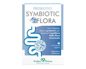 Prodeco Pharma Probiotic+ - Symbiotic riFLORA Integratore di Probiotici 15 capsule