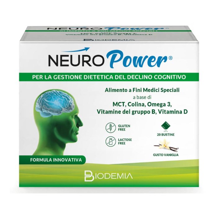 Neuropower 20 bustine - integratore per sistema nervoso e stanchezza mentale Neuropower 20 bustine - integratore per sistema nervoso e stanchezza mentale