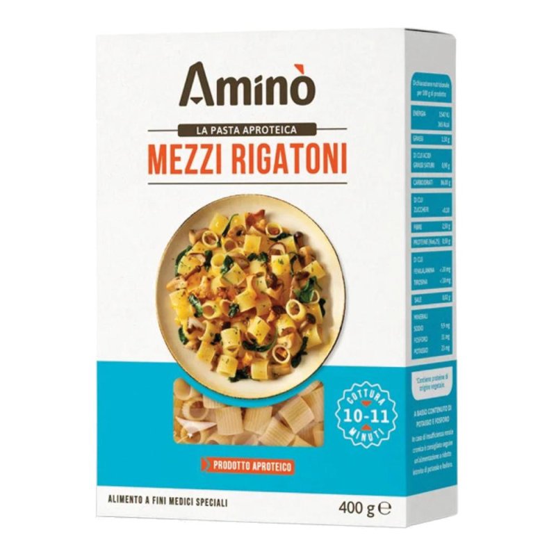 AMINO'Aprot.Mezzi Rigatoni400g AMINO'Aprot.Mezzi Rigatoni400g