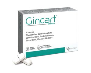 Gincart Integratore per Articolazioni e Cartilagine 30 Compresse Benessere Articolare e Flessibilità