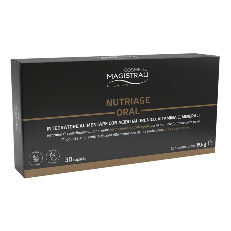 Nutriage Oral Integratore Antiage per la Pelle con Antiossidanti 30 Capsule Nutriage Oral Integratore Antiage per la Pelle con Antiossidanti 30 Capsule