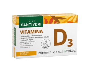 Vitamina D3 2000 UI veg 60 compresse - integratore di vitamina D3 vegana ad alto dosaggio