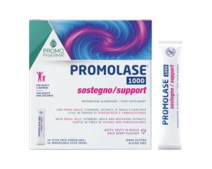 Promolase 1000 Sostegno 20 stick - integratore tonico di sostegno per stanchezza fisica e mentale