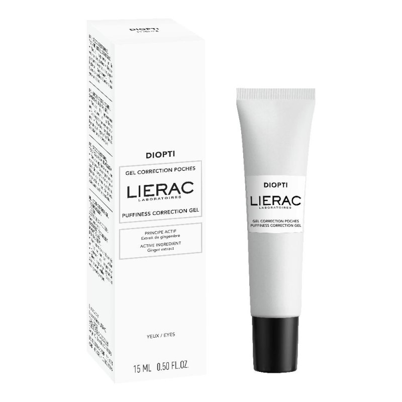 Lierac diopti gel contorno occhi correzione borse 15ml Lierac diopti gel contorno occhi correzione borse 15ml