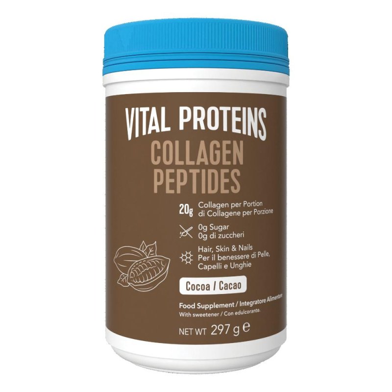 Vital Proteins Collagen Peptides Integratore con Peptidi di Collagene Cacao, 297
