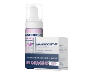 Mannocist-D Integratore Cistite 20 Bustine + Mousse Detergente 150ml