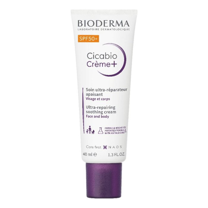 Bioderma Cicabio Crema+ Spf50+ Lenitiva Riparatrice 40ml Bioderma Cicabio Crema+ Spf50+ Lenitiva Riparatrice 40ml