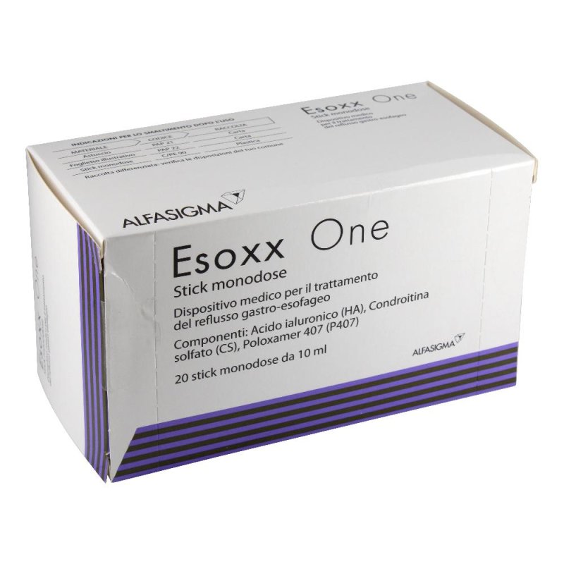 Esoxx One 20 stick pack 10 ml - dispositivo medico per reflusso gastroesofageo