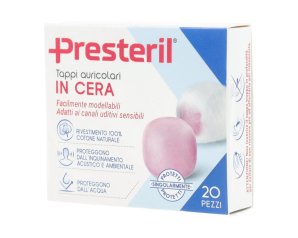 PRESTERIL Tappi Auc.Cera 20pz