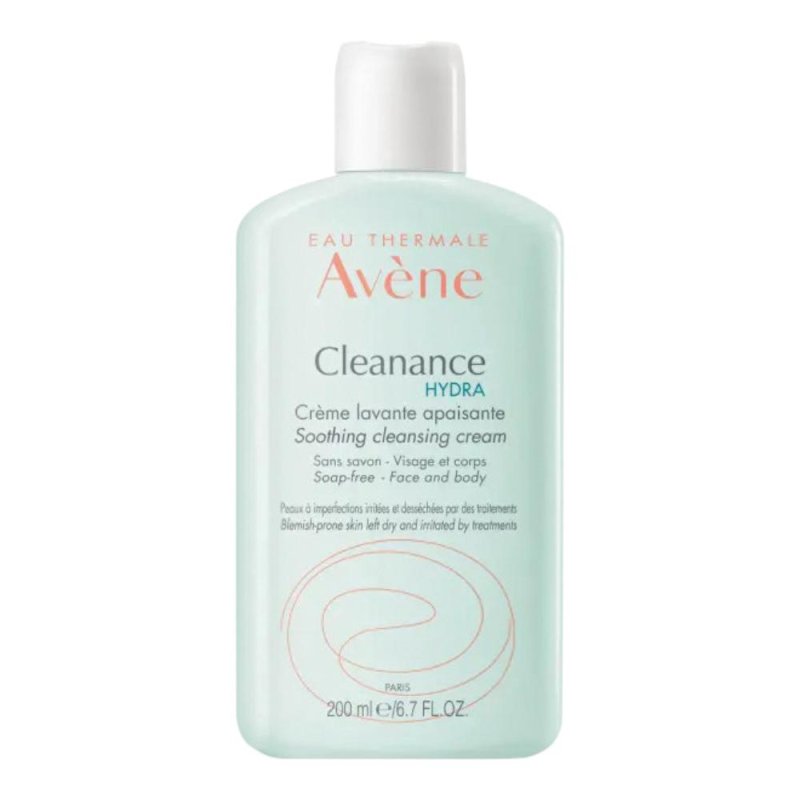 Avène Cleanance Hydra crema lavante lenitiva viso corpo 200ml Avène Cleanance Hydra crema lavante lenitiva viso corpo 200ml