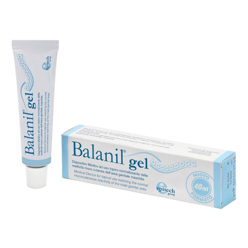 Balanil Gel - Dispositivo Medico per l'Integrit&agrave; Mucocutanea dell'Area Genitale Maschile 40 ML