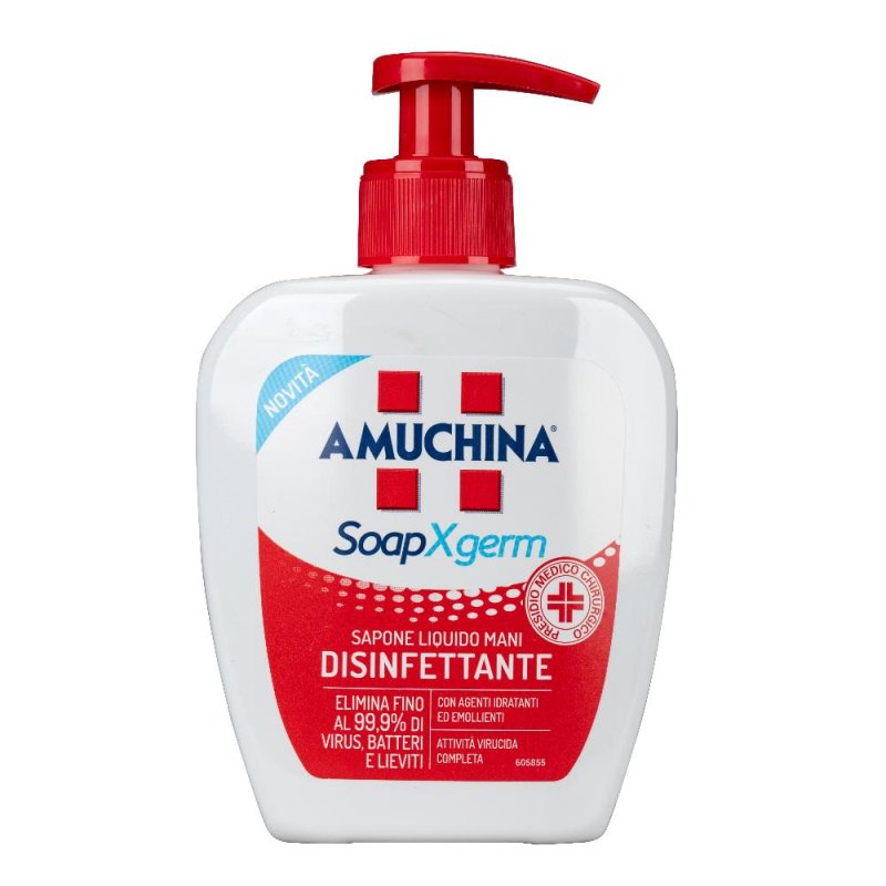Amuchina - XGerm Sapone Liquido Disinfettante Mani Confezione 200 Ml Amuchina - XGerm Sapone Liquido Disinfettante Mani Confezione 200 Ml