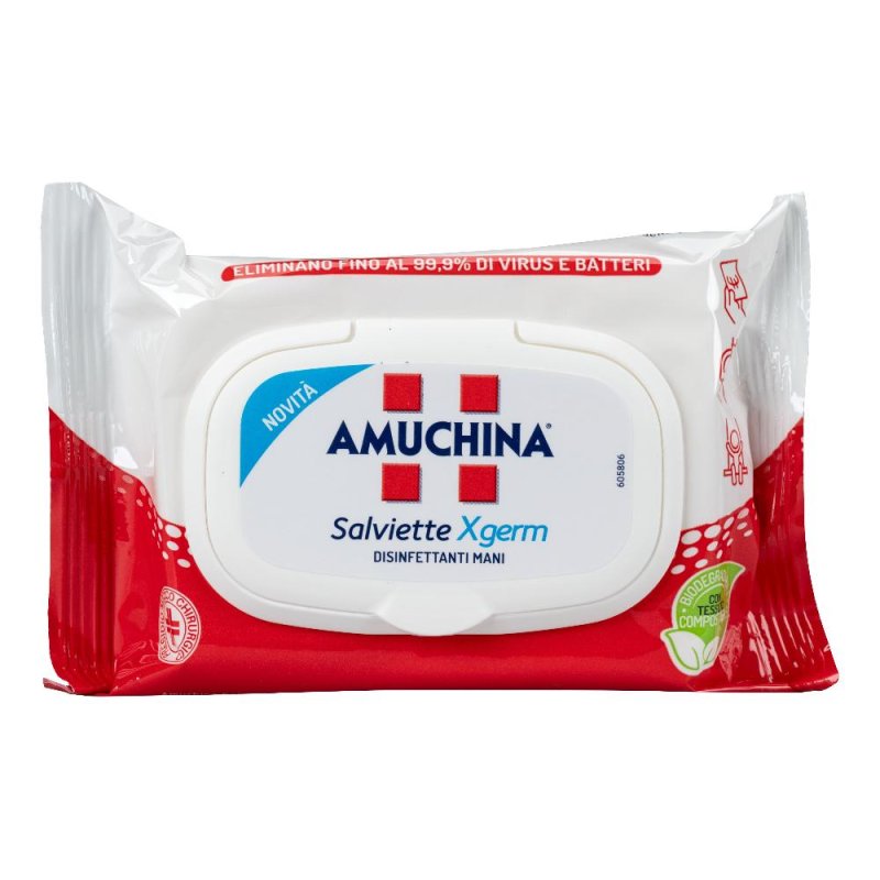 Amuchina XGerm Salviette Disinfettanti Mani, 20 salviettine Amuchina XGerm Salviette Disinfettanti Mani, 20 salviettine