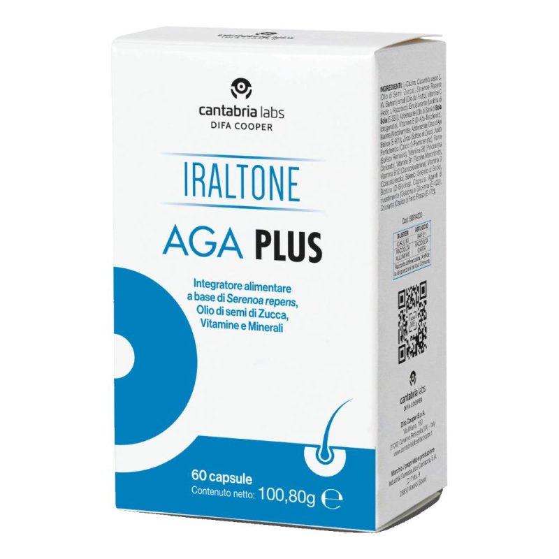 Iraltone AGA Plus Integratore per Caduta dei Capelli 60 Capsule Iraltone AGA Plus Integratore per Caduta dei Capelli 60 Capsule