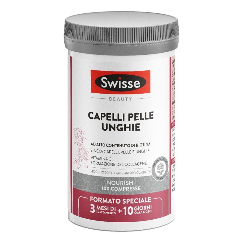 Swisse Beauty - Capelli Pelle e Unghie Integratore Formato Speciale,100compresse Swisse Beauty - Capelli Pelle e Unghie Integratore Formato Speciale,100compresse
