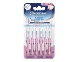 Emoform Scovolino per spazi interdentali Iso 1 Rosa 6 pezzi