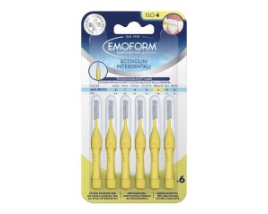Emoform scovolino iso 4 giallo 6 pezzi