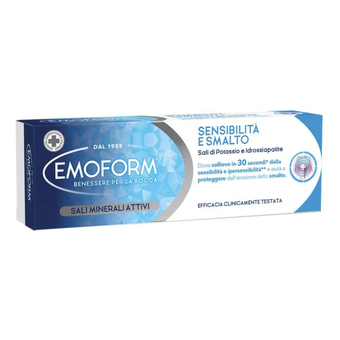 Emoform - Dentifricio Sensibilità e Smalto Tubetto 75 Ml Emoform - Dentifricio Sensibilità e Smalto Tubetto 75 Ml