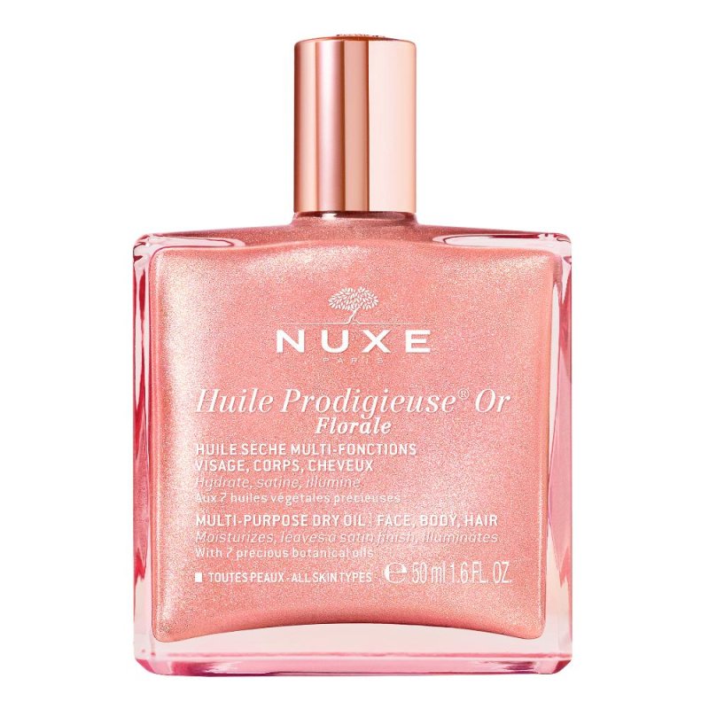 Nuxe huile prodigieuse or florale olio secco multifunzione viso corpo capelli 50ml Nuxe huile prodigieuse or florale olio secco multifunzione viso corpo capelli 50ml