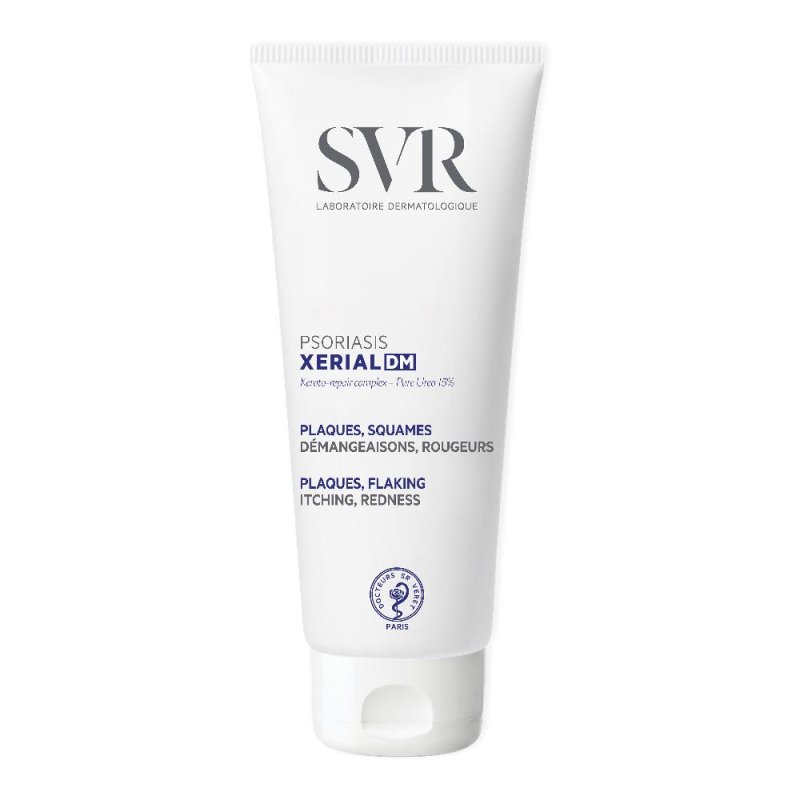 Xerial Psoriasis Crema Corpo Idratante Lenitiva 200 ml Trattamento Quotidiano per Pelle Secca Desquamata e Tendente alla Psoriasi