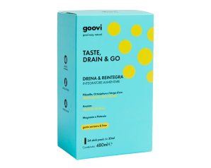 Goovi Taste Drain & Go Drenante Zenzero e Lime 24 Stick