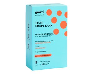 Goovi Taste Drain & Go Drenante Cranberry e Mandarino 24 Stick