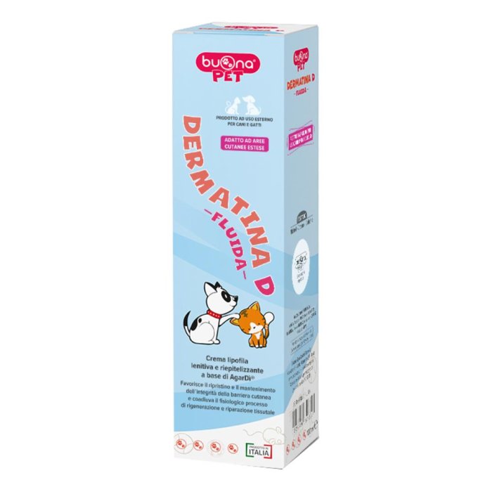 Dermatina D Fluida 100 ml Lozione Dermatologica Lenitiva e Idratante per Pelle Secca e Irritata Dermatina D Fluida 100 ml Lozione Dermatologica Lenitiva e Idratante per Pelle Secca e Irritata