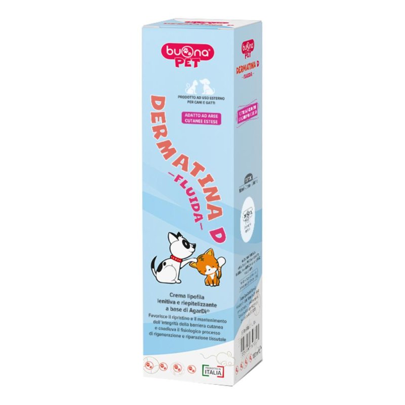 Dermatina D Fluida 100 ml Lozione Dermatologica Lenitiva e Idratante per Pelle Secca e Irritata Dermatina D Fluida 100 ml Lozione Dermatologica Lenitiva e Idratante per Pelle Secca e Irritata