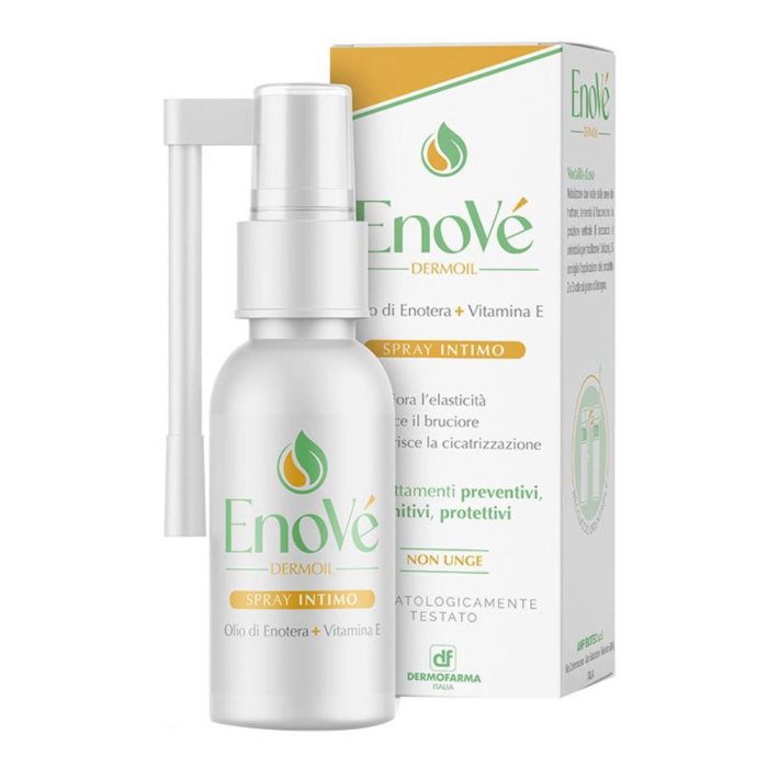 Enov&eacute; Dermoil Spray Intimo Lenitivo e Protettivo per Igiene Quotidiana della Zona Intima Sensibile