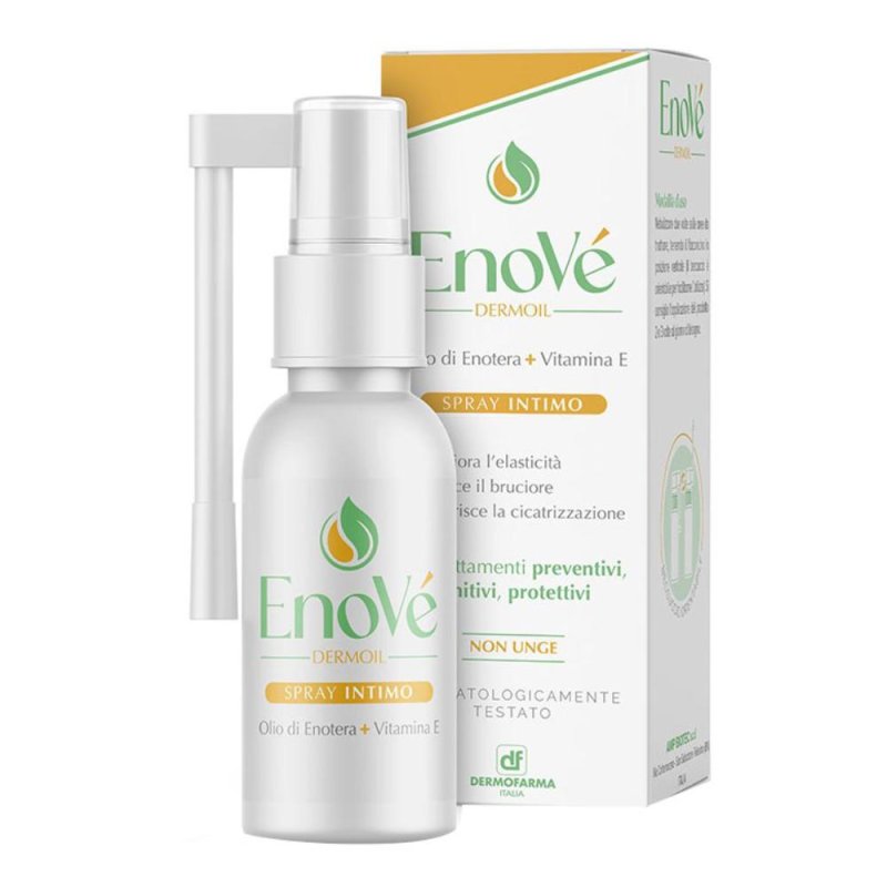 Enov&eacute; Dermoil Spray Intimo Lenitivo e Protettivo per Igiene Quotidiana della Zona Intima Sensibile