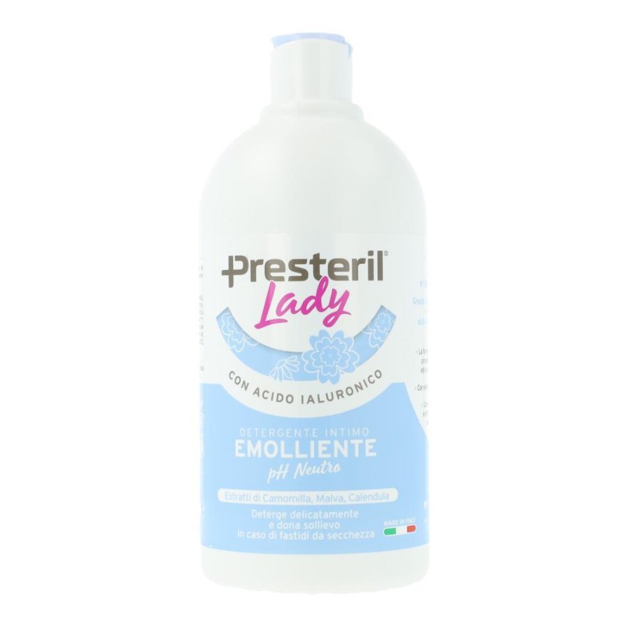 Lady Presteril Detergente Intimo Emolliente 500mL Lady Presteril Detergente Intimo Emolliente 500mL