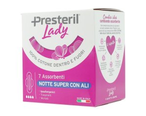 Lady Presteril Assorbenti Notte Super Ali 7 Pezzi