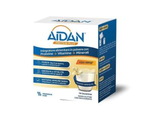Aidan Protein Plus vaniglia 14 bustine - integratore proteico gusto vaniglia