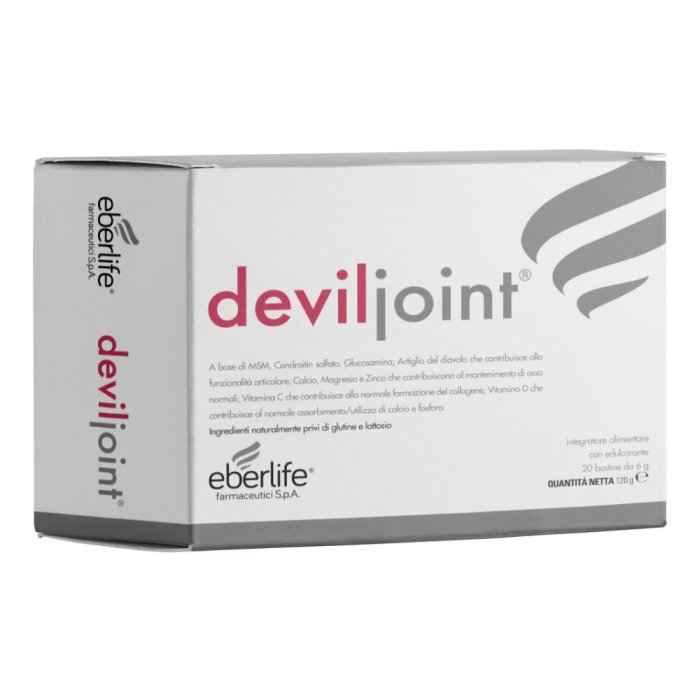 Deviljoint Integratore Alimentare per il Benessere delle Articolazioni - Confezione da 20 Bustine