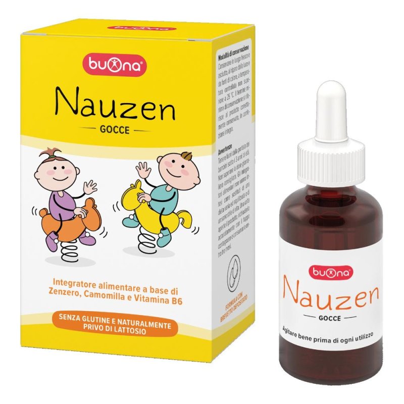 Nauzen Gocce Orali 20 Millilitri Integratore Anti Nausea per Bambini e Adulti Nauzen Gocce Orali 20 Millilitri Integratore Anti Nausea per Bambini e Adulti