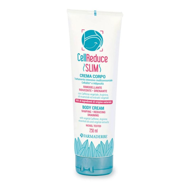 Farmaderbe Cell Reduce - Slim Crema Corpo Trattamento Anti Cellulite 250 ml