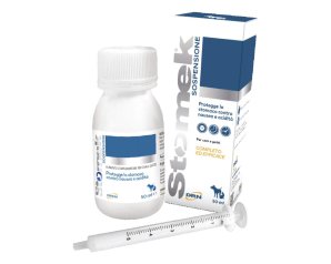 Stomek sciroppo alimento complementare sospensione orale per cani e gatti con Althea, olio di canapa e zenzero 50 ml