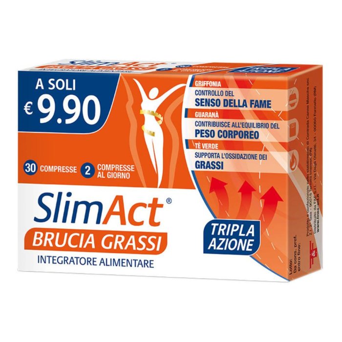 Linea Act Slim Act Brucia Grassi Integratore Alimentare 30 compresse Linea Act Slim Act Brucia Grassi Integratore Alimentare 30 compresse