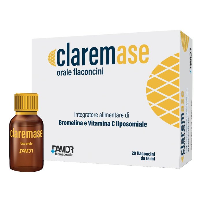 Claremase Orale Integratore Alimentare 20 Flaconcini Claremase Orale Integratore Alimentare 20 Flaconcini