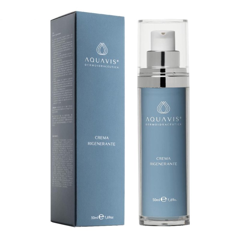 Aquavis Crema Rigenerante Viso 50 ml Idratante Nutriente Antiage per Pelle Secca e Sensibile Aquavis Crema Rigenerante Viso 50 ml Idratante Nutriente Antiage per Pelle Secca e Sensibile