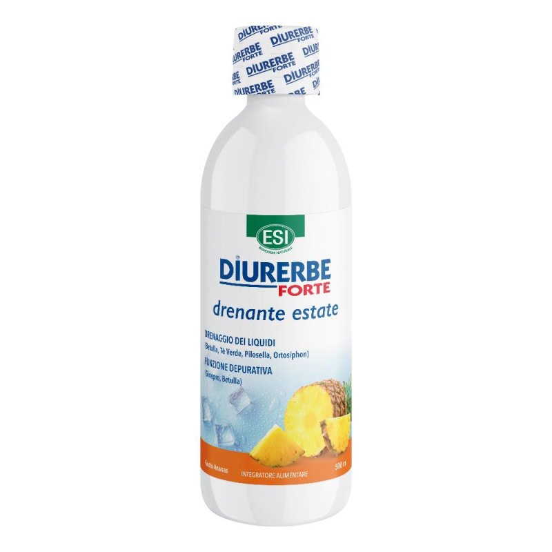 ESI Diurerbe Forte - Drenante Estate Ananas Integratore Depurativo 500ml ESI Diurerbe Forte - Drenante Estate Ananas Integratore Depurativo 500ml