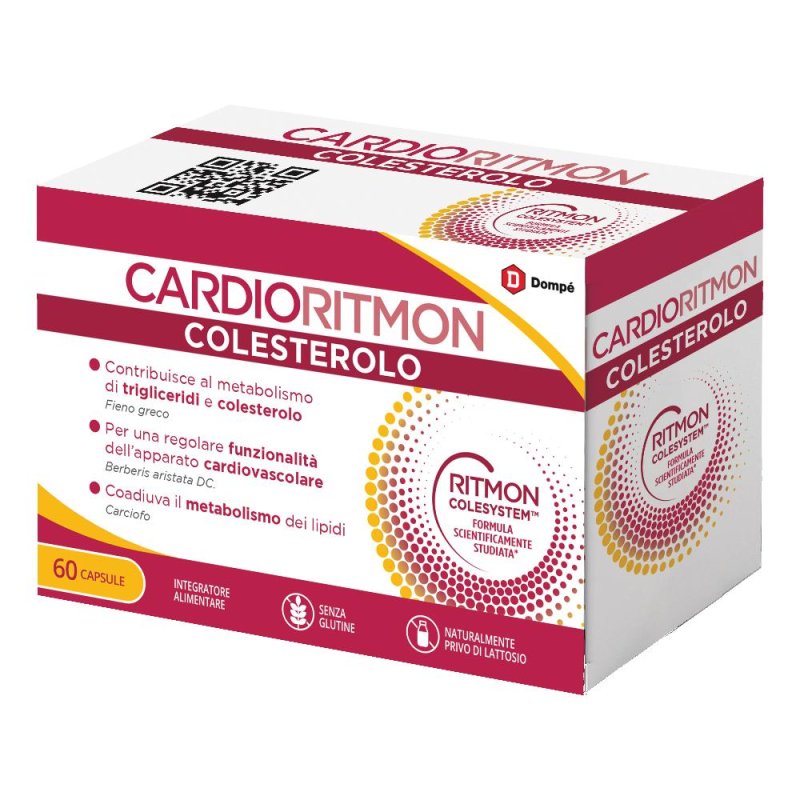 Cardioritmon Colesterolo integratore per il metabolismo dei lipidi e la funzionalit&agrave; cardiovascolare 60 capsule
